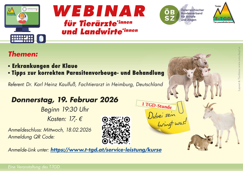 Webinar Einladung T TGD Schaf Ziege feb 2026